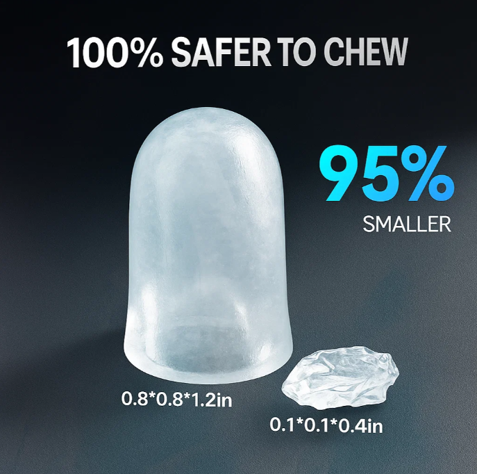 Nugget Ice Maker – Countertop Chewable Ice Machine | Soft Sonic Ice in 9 Minutes