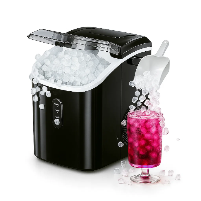 Nugget Ice Maker – Countertop Chewable Ice Machine | Soft Sonic Ice in 9 Minutes
